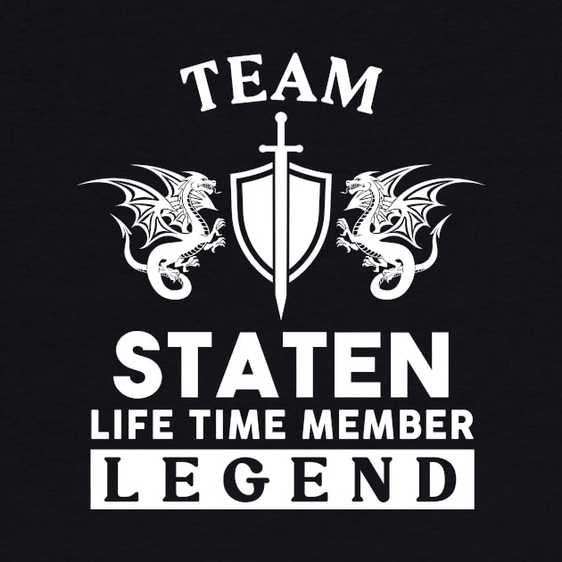 Staten Name T Shirt - Staten Life Time Member Legend Gift Item Tee by unendurableslemp118